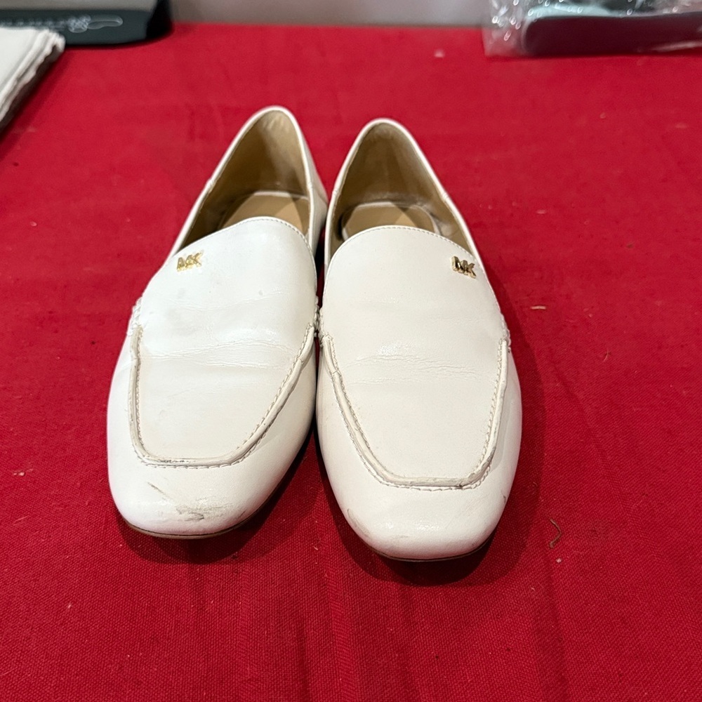 Michael Kors White Loafers - Picture 2 of 6